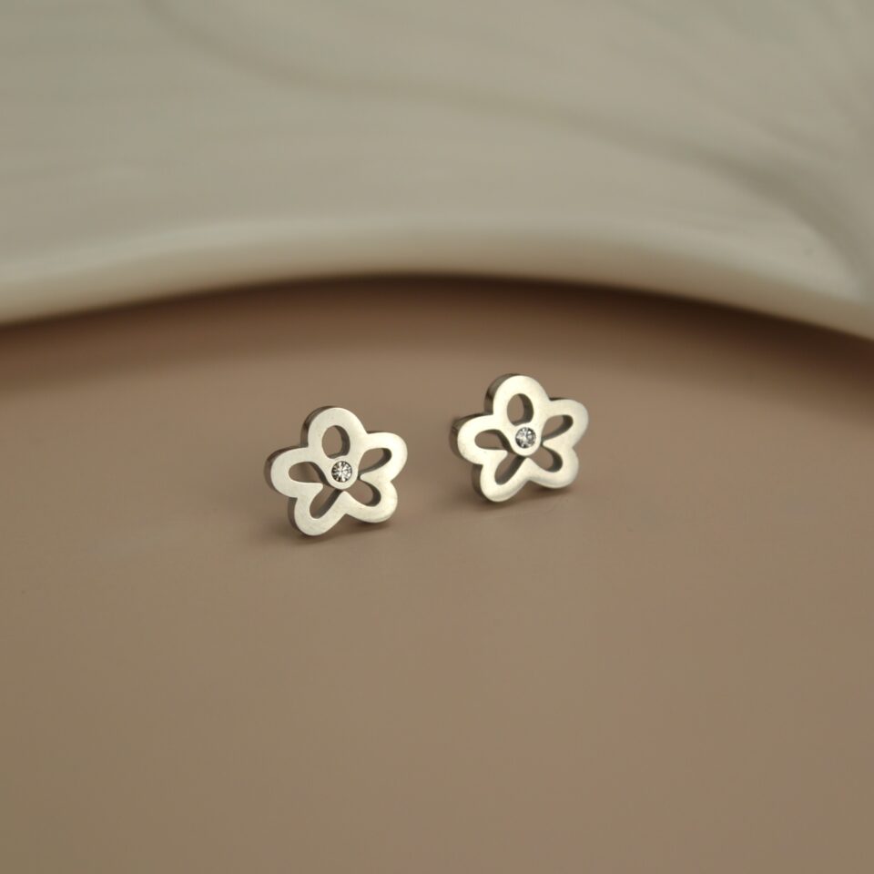 Mini Bloom Flower Stud Earrings
